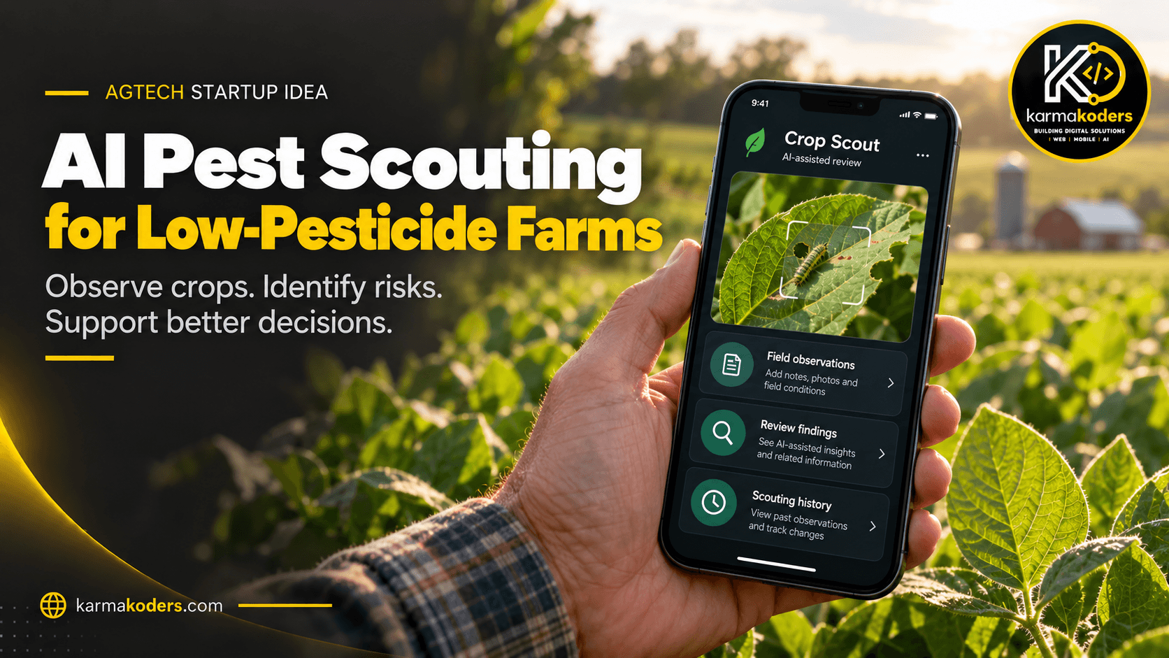 AgTech Startup Idea: AI Pest Scouting for Low-Pesticide Farms