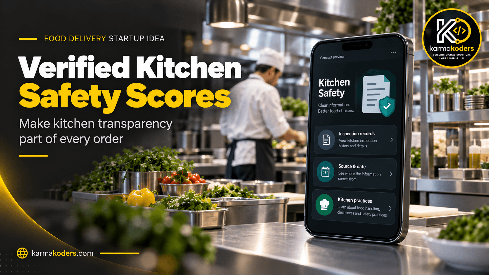 Food Delivery Startup Idea: Verified Kitchen Safety Scores